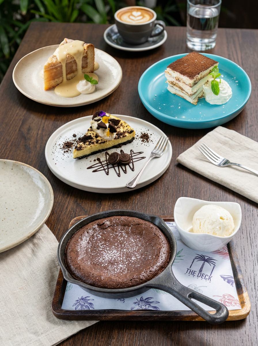 Desserts at The Deck