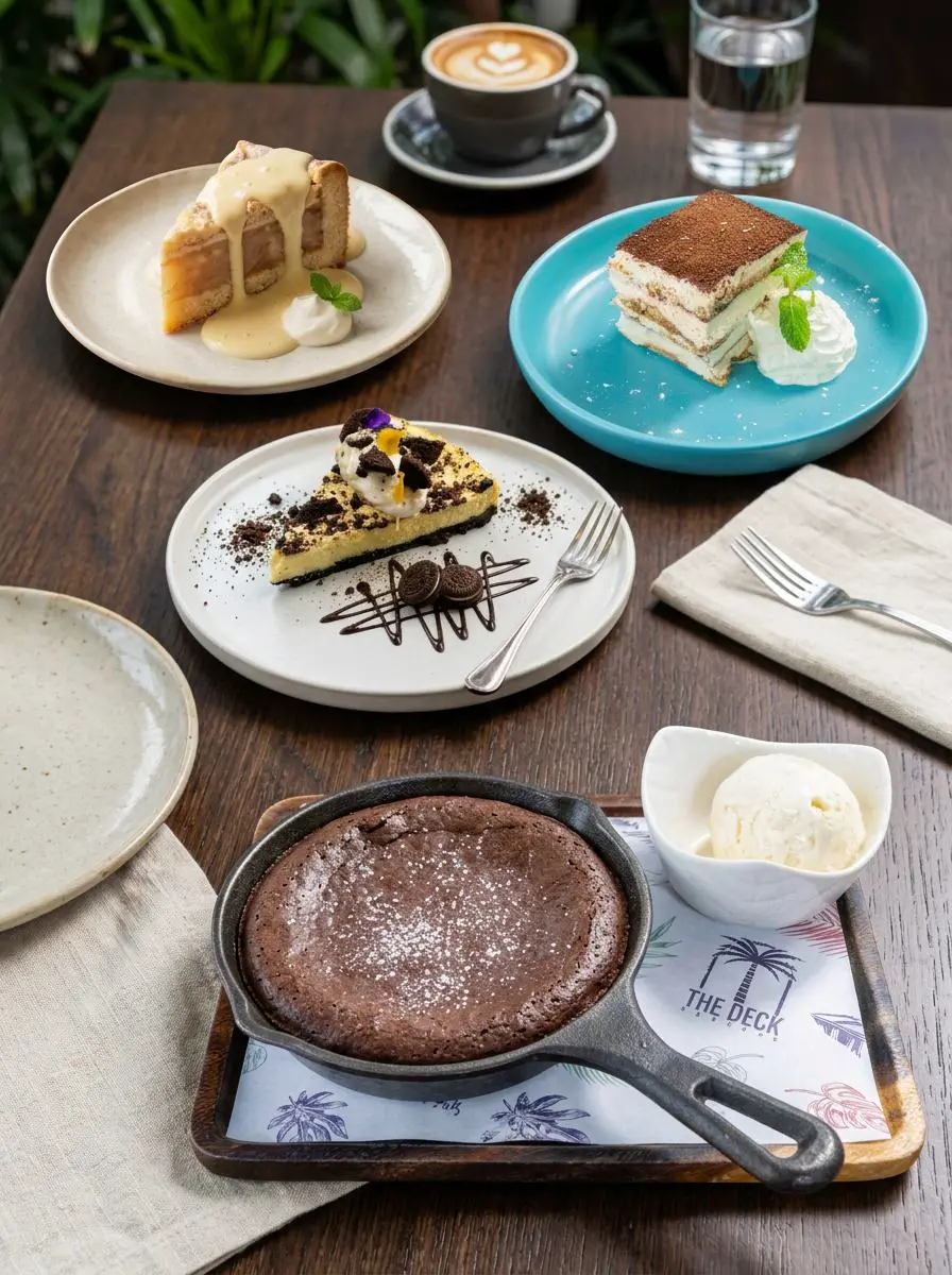 Desserts at The Deck